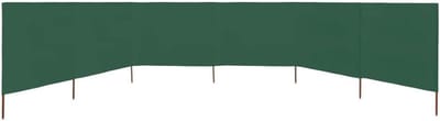 Windscherm set - Privacy scherm - Buitenruimte beschermen - Opvouwbaar ontwerp - 600 x 80 cm - Groen