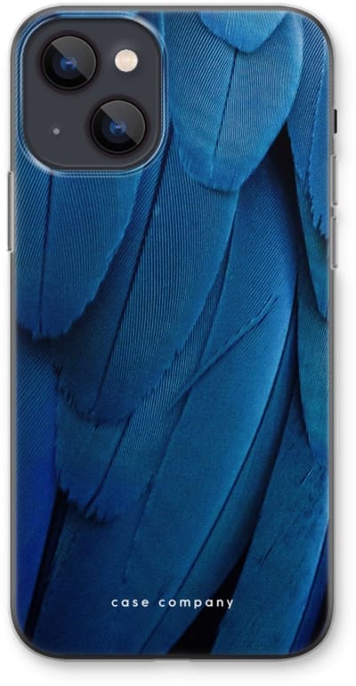Case Company® - Hoesje geschikt voor iPhone 13 hoesje - Pauw - Soft Cover Telefoonhoesje - Bescherming aan alle Kanten en Schermrand