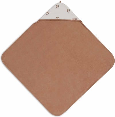 Jollein - Badcape 75x75cm - Baby Handdoek met Badcape, Omslagdoek, Badponcho - Nostalgic Ride