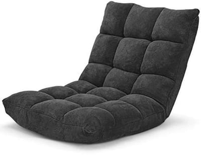 Vloerstoel met Rugleuning en Slaapfunctie - Comfortabele Meditatiestoel voor Woonkamer en Balkon