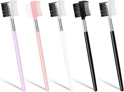 Wenkbrauwkam Set - Wimperkam - Make-up aanbrengen - Dubbelzijdig ontwerp - 5 stuks - Niet gespecificeerd