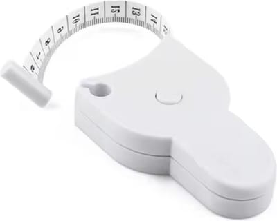 Scoby - Omvangsmeetlint - Flexibel Meetlint voor Omtrekmeting - Omtrekmeter - Tailor Measuring Tape - Wit