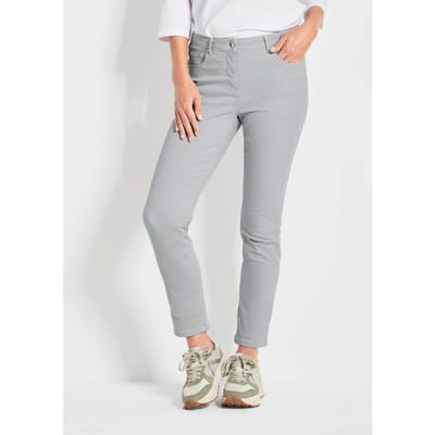 7/8-jeans BELLA van superstretch-materiaal - grijs - Gr. 38 van Goldner Fashion