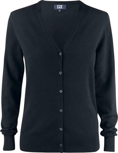 Cutter & Buck Oakville Cardigan Dames 355425 - Zwart - S