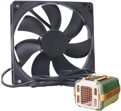 USB Ventilator - PC Ventilator - Apparaten Koelen - Stille Werking - 120 mm - Zwart