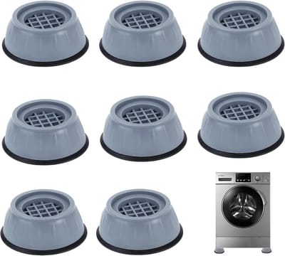 8x Anti-Vibratie Wasmachine Voeten - Schokdempers voor Apparaten voor Stabiliteit en Geluidsreductie