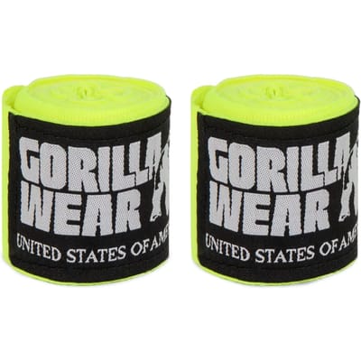 Gorilla Wear Boxing Bandage - Geel - 2.5m