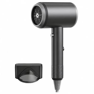 Haardroger - 1600 W - ionische haarverzorging - niet-opvouwbare handgreep - blaasmond