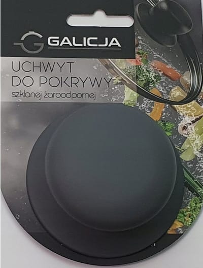 Grijze Siliconen Knop voor Glazen Pan deksels - Universeel