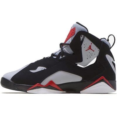 Air Jordan True Flight GS 'Noir Rouge Gris' 37.5 black