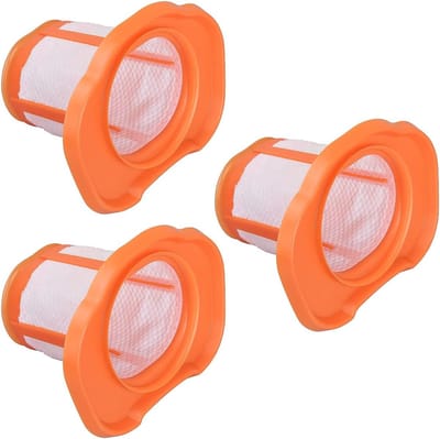 MDUG 3 draadloze handstofzuigerfilters - Oranje - Geschikt voor Black + Decker BHHV320B BHHV320J BHHV520BF BHHV520BFP BHHV520BT BHHV520JF - Vervangingsfilters