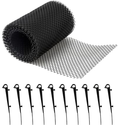 Dakgootbescherming met Bladbescherming - 8 m x 18 cm - Eenvoudige Installatie en Duurzaam Materiaal