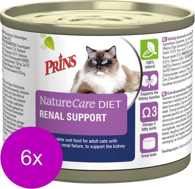 Prins NatureCare Cat Diet Renal 6x0,2kg