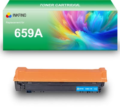 INKFIND 659A (W2011A) Cyaan tonercartridge compatibel met HP 659A (W2011A) Cyaan toner cartridge - 1-pack Cyaan