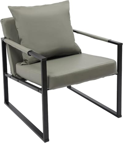 Tuinstoel, loungestoel, relaxstoel, tuinstoel, tuinmeubelen, draagvermogen 130 kg, voor woonkamer, kantoor, slaapkamer, logeerkamer, 59 × 65 × 80 cm