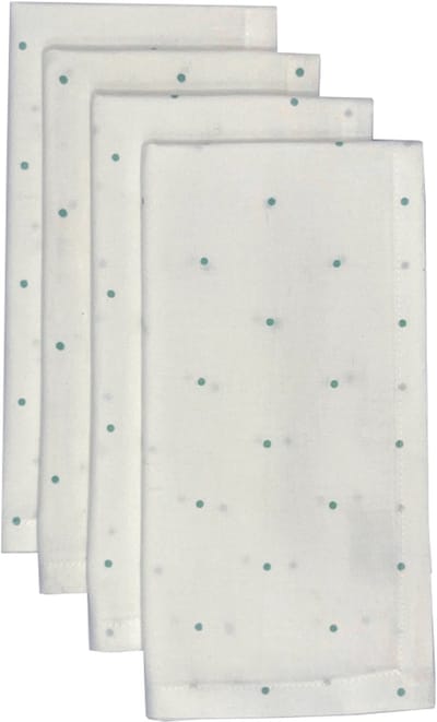 Pastill servet turquoise - set van 8