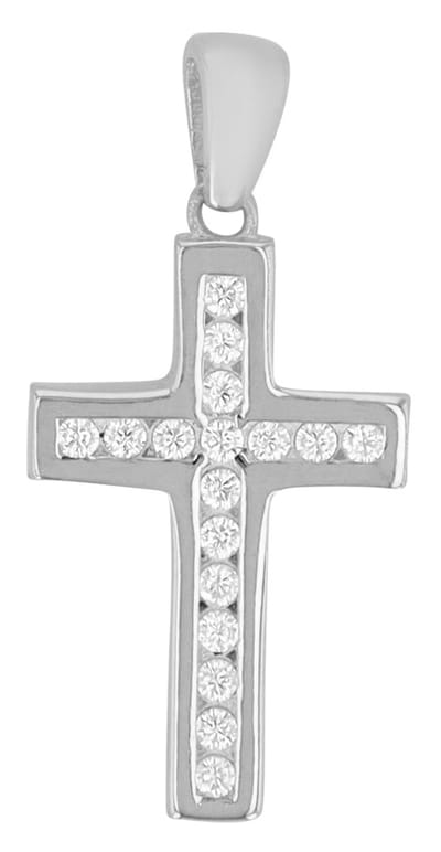 AKZENT Akzent Dames Hanger "Uaan" uit 925 Sterlingzilver, gerhodineerd, duurzaam