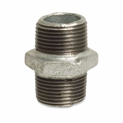 Dubbele Nippel 3/4 Inch, Tempergegoten, Verzinkt - Voor Veilige Pijpverbindingen