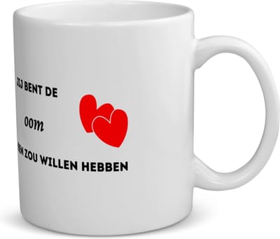 Akyol - jij bent de oom die iedereen zou willen hebben koffiemok - theemok - Oom - geweldige oom - liefste oom - verjaardag - cadeau - kado - bedankje - geschenk - 350 ML inhoud