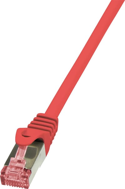 LogiLink 10m Cat.6 S/FTP netwerkkabel Rood Cat6 S/FTP (S-STP)