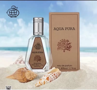 FRAGRANCE WORLD – AQUA PURA - EAU DE PARFUM - 50ML – MEGAMARA INSPIRED