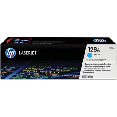 HP CE321A nr. 128A toner cartridge cyaan (origineel)