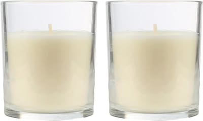 Geurkaars van plantaardige was met 28 uur brandduur, 2 stuks, 8,5 x 7 cm