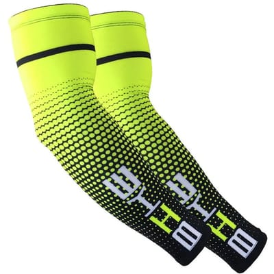 Loogdee UV Zonbescherming Armmouwen voor Mannen Koel Fietsen Hardlopen Fiets Sport Armwarmers Beschermende Manchet Bedekking M