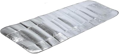 Campingmat - Isolatiemat - Buiten slapen - Aluminium laag - 190 x 60 cm - Zilver