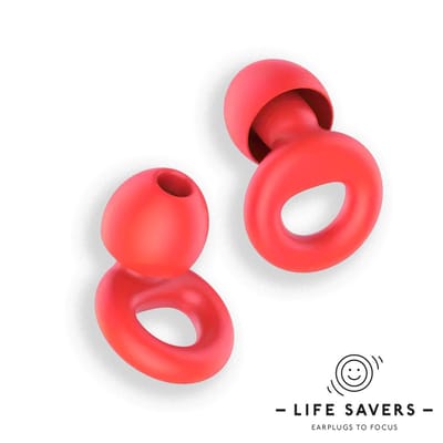 LIFE SAVERS | Earplugs to Focus | Oordoppen om te focussen | Oordoppen om te concentreren | Oordopjes | Concentratie | Focus | Noice Cancelling | 27dB | Coraal
