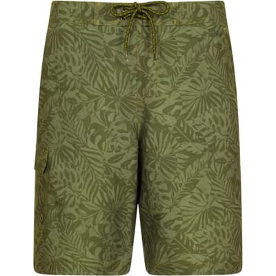 Mountain Warehouse Heren Ocean Tropical Boardshorts (Donker Khaki)