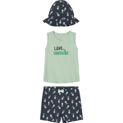 lupilu Kinder set, 3-delig (Donkerblauw/groen, 98/104)