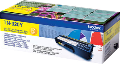 Brother TN-320Y Tonercartridge - Geel