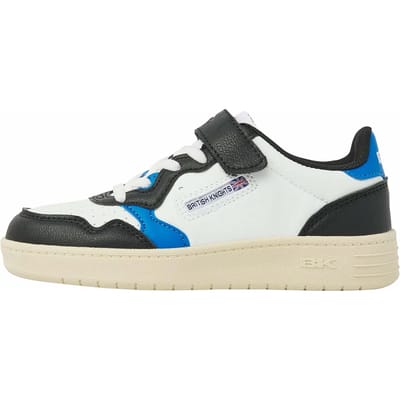 British Knights - Noors Jongetjes Sneakers Laag - Maat 28 - Wit/Zwart/Blauw - Jongens Schoenen