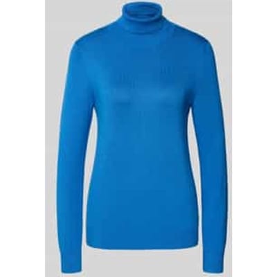 Slim fit coltrui van viscosemix in tricotlook