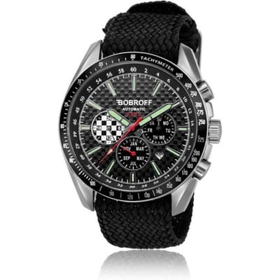 Bobroff Heren Horloge BF0012V2PN 42mm 10 ATM