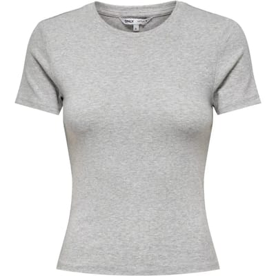 Slim fit t-shirt van katoenmix model 'RILEY'