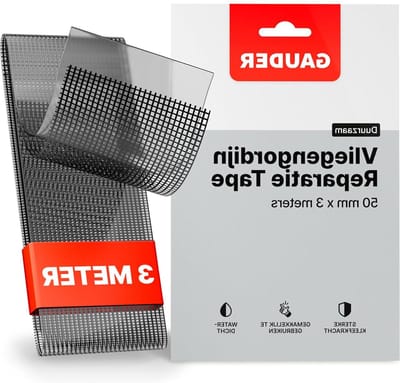 Vliegengordijn Reparatie Tape (50 mm x 3 m) - Vliegenhor Reparatieset - Voor Vliegengaas - Vliegenhor Deur en Raam
