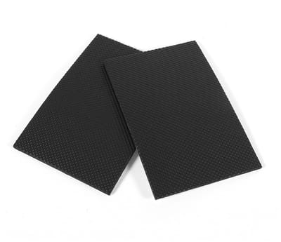Dailygoods- Vloermat Antislip - Vloerbeschermer - Rubber - Zelfklevend - Meubels - Geschikt voor Houten Vloeren - 2 Stuks - Vloerbeschermers