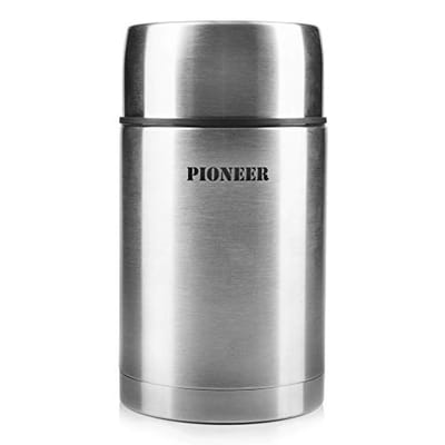 Thermo-Voedselcontainer - 1L Dubbelwandig Isolerend Roestvrij Staal - 8 uur Warm, 24 uur Koel