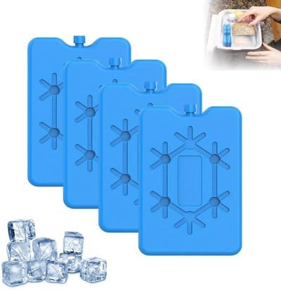 MTTProducts - Ice Cream for Cooler Bag - Koelelementen - Herbruikbaar - Blauw - Koelaccu's voor Lunch - Ideaal voor Picknicks en Camping