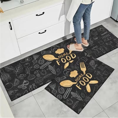 Keukenmat, slaapkamermat, gangmat, lange strook vloerkleed, zachte en antislip deurmat, keukenaccessoires 50cmx80cm 1pc