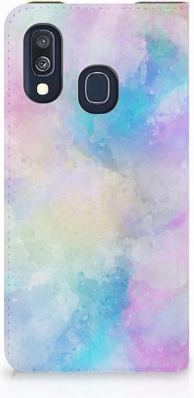 Bookcase Samsung Galaxy A40 Watercolor Light