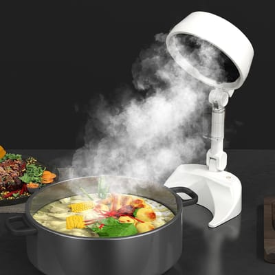 Draagbare afzuigkap - Mini desktop afzuigkap - Opvouwbaar - Compact ontwerp - Voor keuken, barbecue en reizen