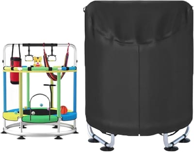Trampoline Top Cover - Beschermhoes Luifel - Buiten Beschermen - Waterdicht Oxford - Diameter 158cm - Zilver