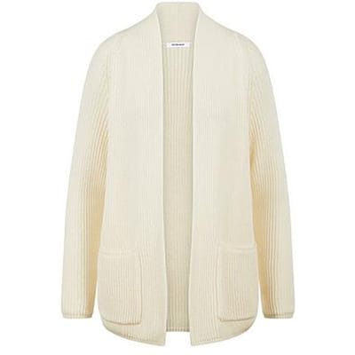 Vest lange raglanmouwen Van Peter Hahn wit