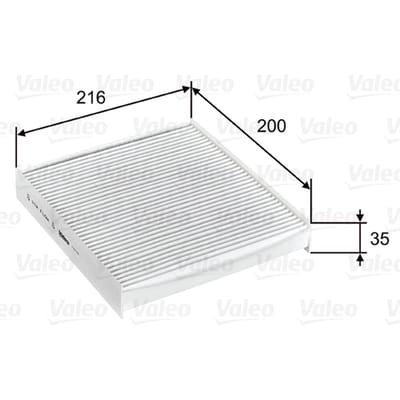 Cabinefilter VALEO ESSENTIAL VALEO 715746