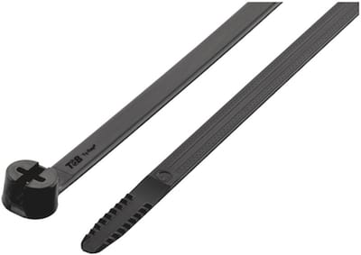 Wurth - Kabelbinder KBL MZUV PA metalen lip goedk. zwart - KBL MZUV kabelbinder van polyamide met metalen tong UV-bestendig, zwart Lengte 771 mm