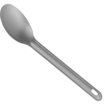 Lichtgewicht, slijtvaste titanium spork-lepel, metalen bestekset voor kamperen in de buitenlucht(Titaan Vork ) gray