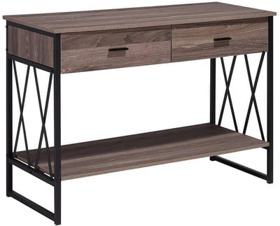 AYDEN - Consoletafel - Taupe - Vezelplaat